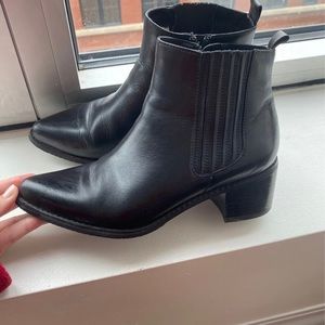 Black, waterproof Blondo booties